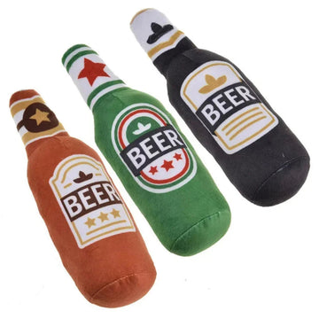 Beer Bottle Shaped Plush Toy